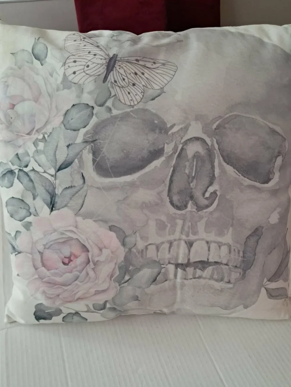 Ashland Halloween Goth Black Decorative Pillow 17.5x17.5